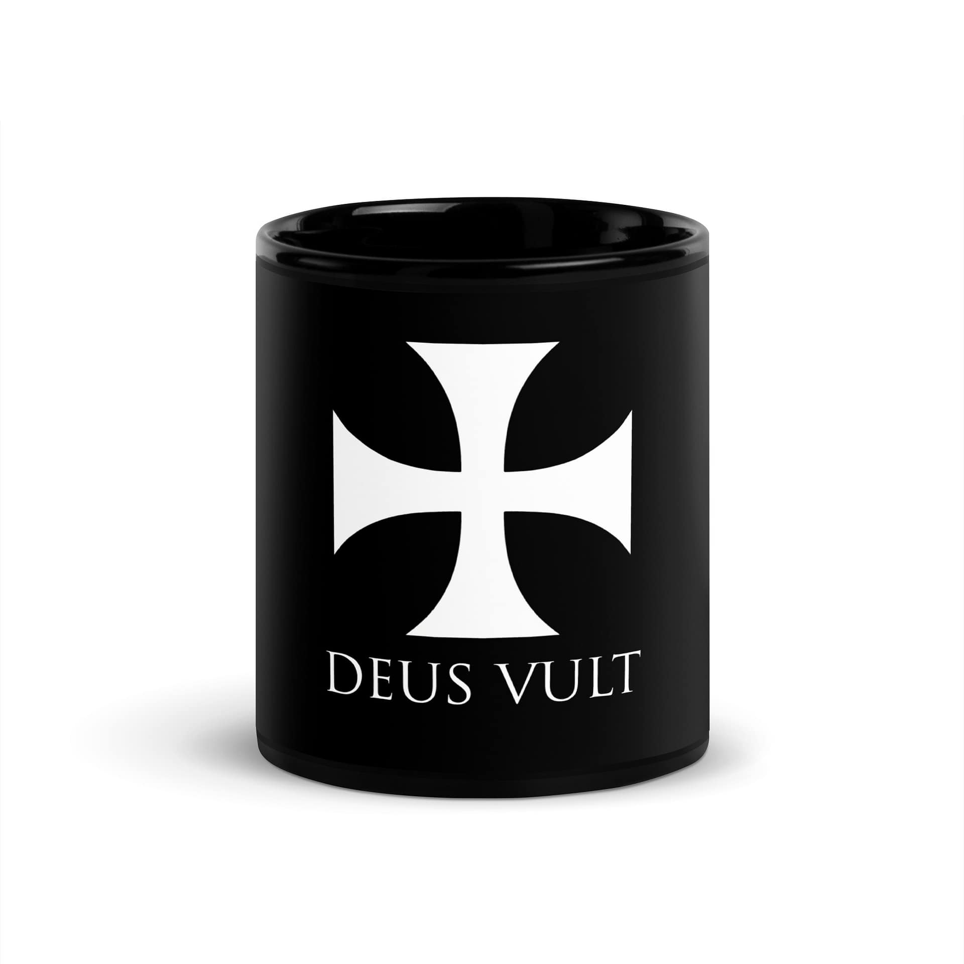 Taza emblema templario blanco