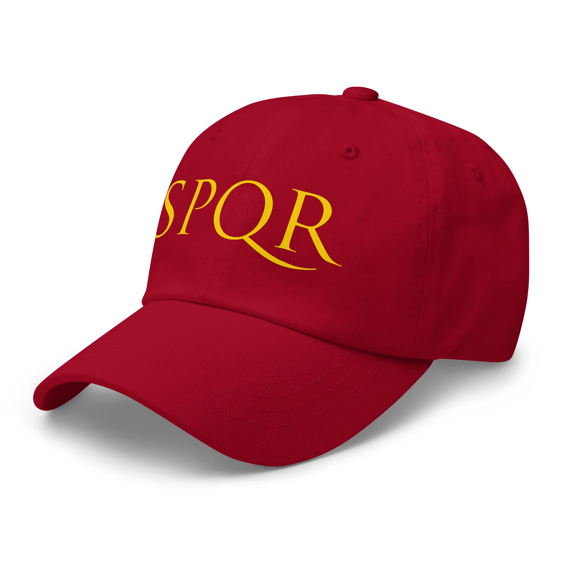Gorra SPQR Roja Izquierdo