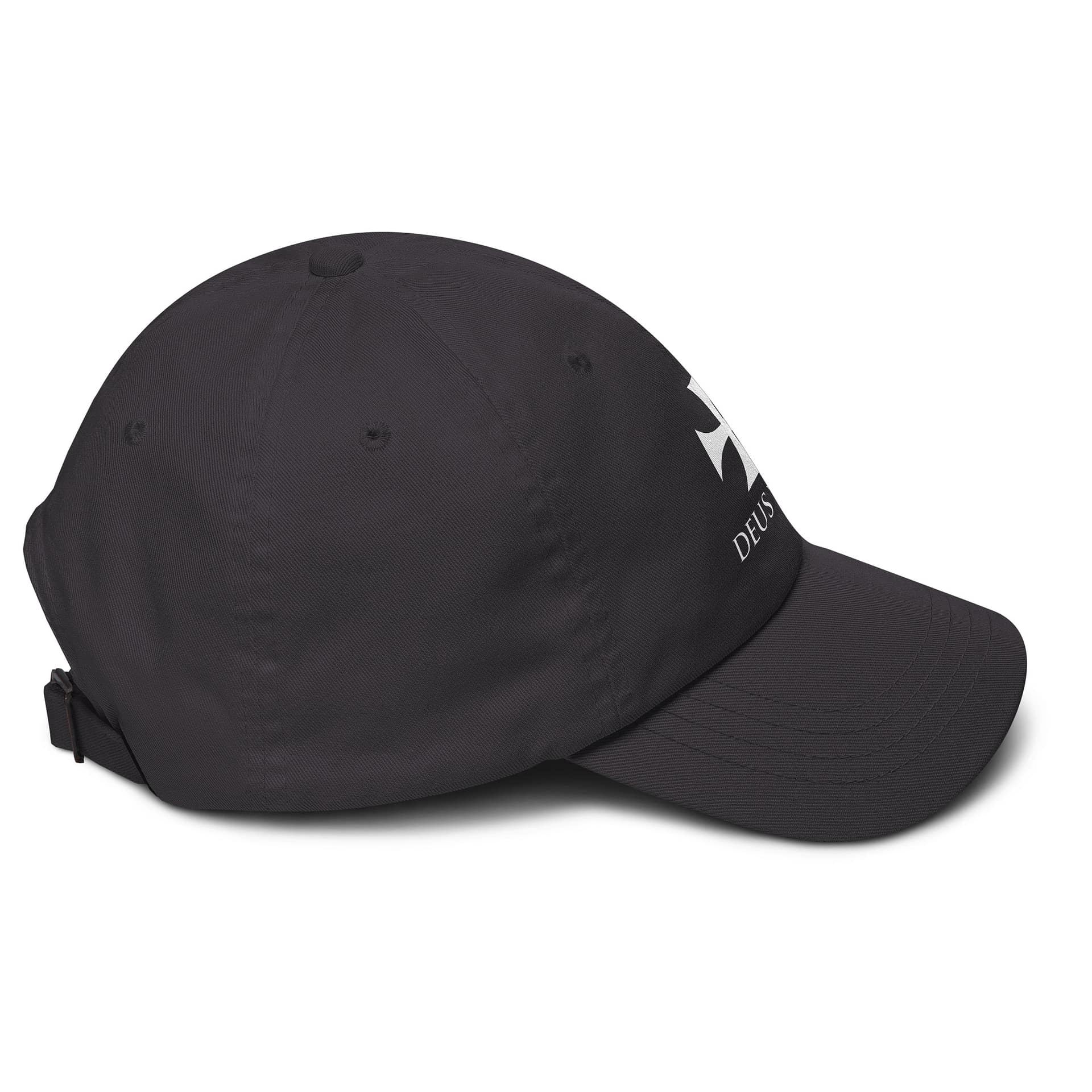 Gorra Deus Vult Azul_Lateral