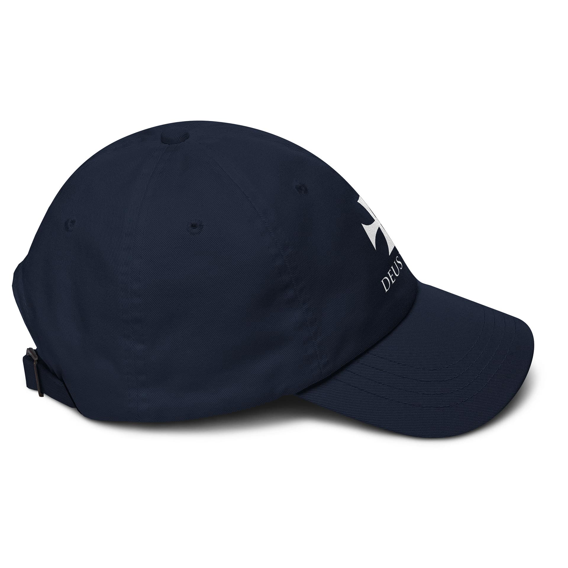 Gorra Deus Vult Azul_Lateral