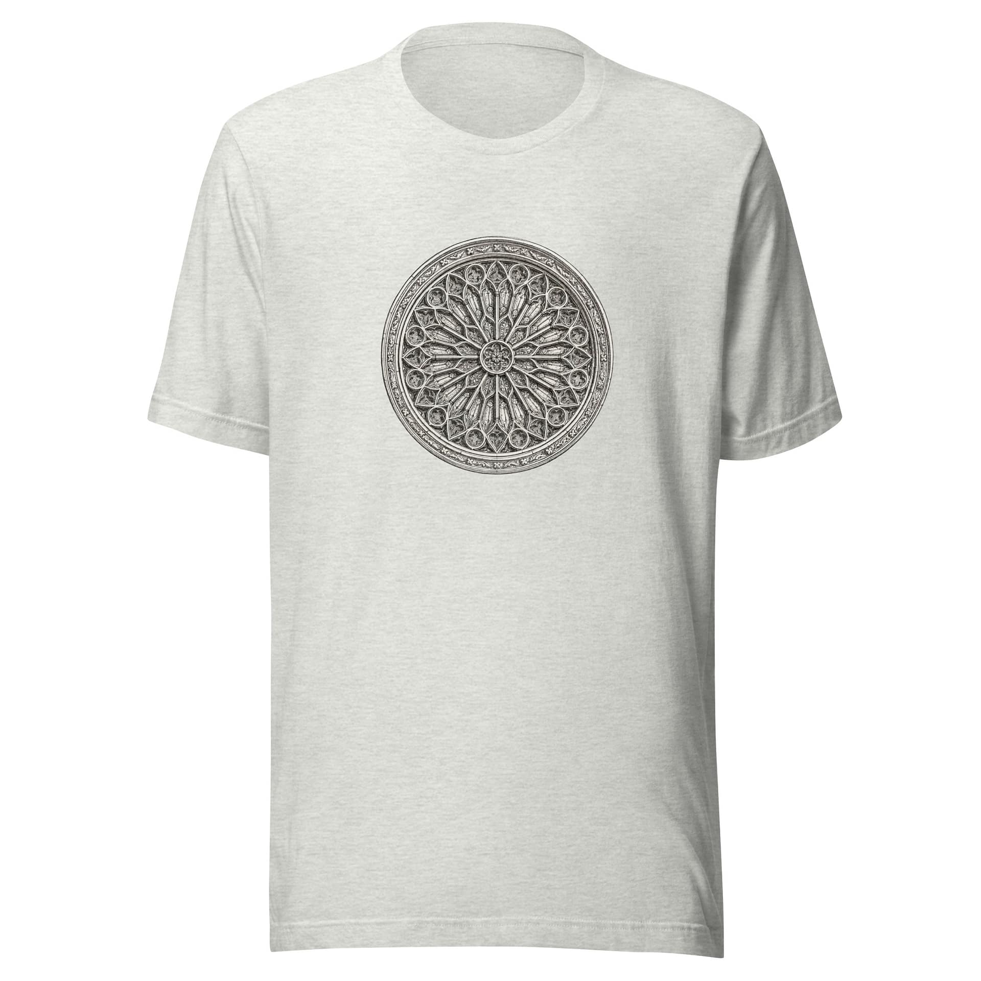 Camiseta Rosetón Gótico Blanco