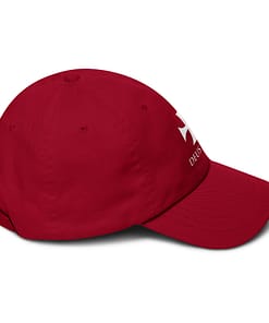 Gorra Deus Vult Roja_Lateral
