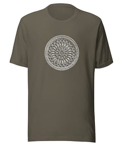 Camiseta Rosetón Gótico Verde