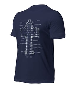 Camiseta Planta Catedral Azul2