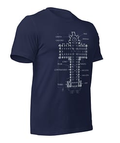 Camiseta Planta Catedral Azul1